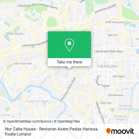 Nur Cake House - Restoran Asam Pedas Harissa map