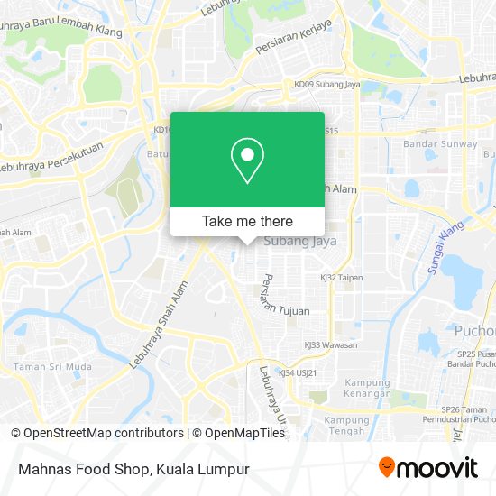 Mahnas Food Shop map