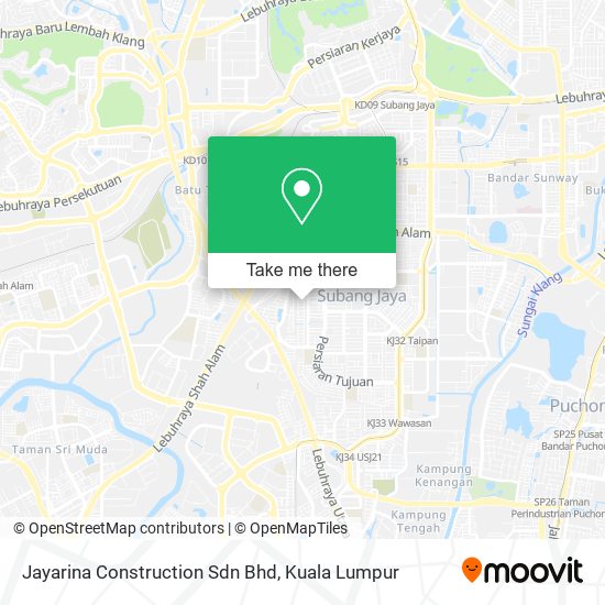 Jayarina Construction Sdn Bhd map