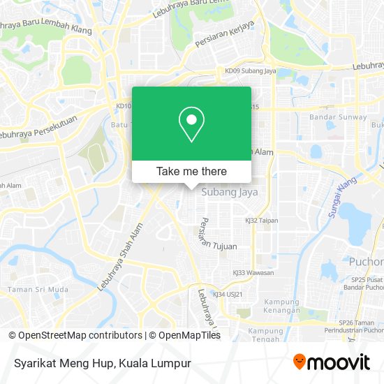 Syarikat Meng Hup map