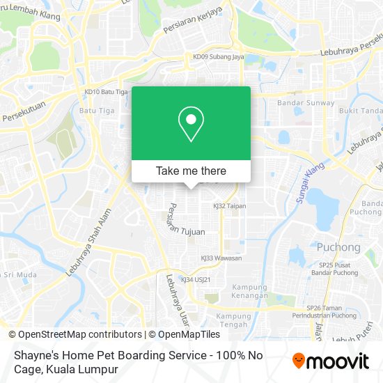 Shayne's Home Pet Boarding Service - 100% No Cage map