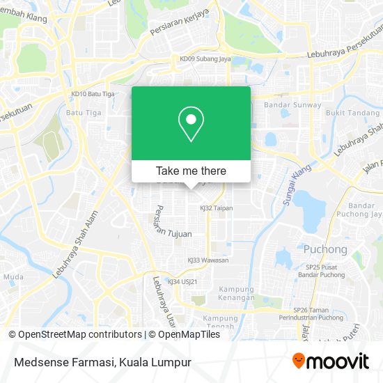 Medsense Farmasi map