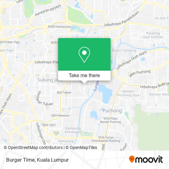 Burger Time map