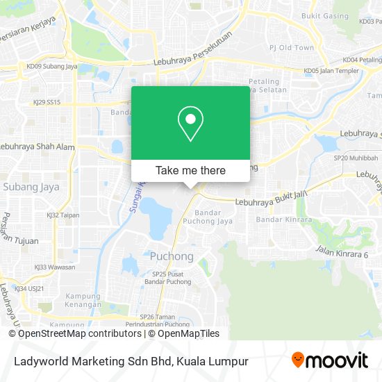 Ladyworld Marketing Sdn Bhd map