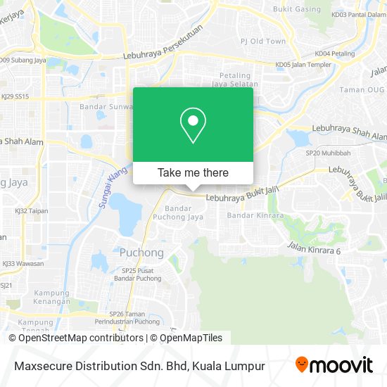 Maxsecure Distribution Sdn. Bhd map