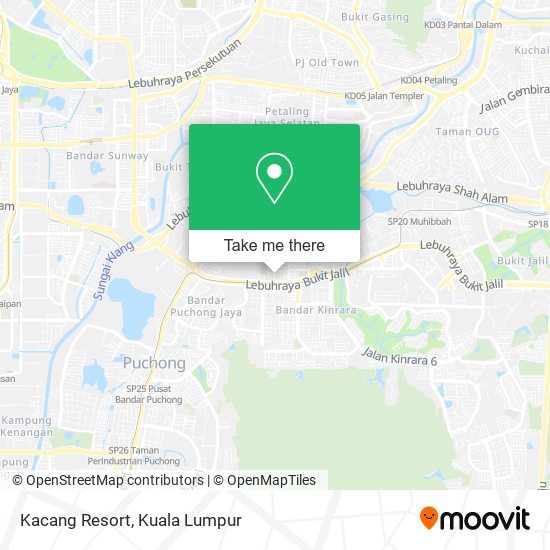 Kacang Resort map