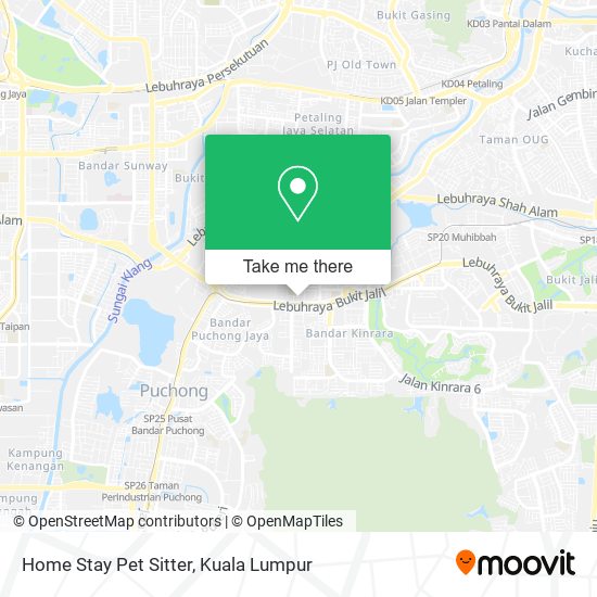 Home Stay Pet Sitter map