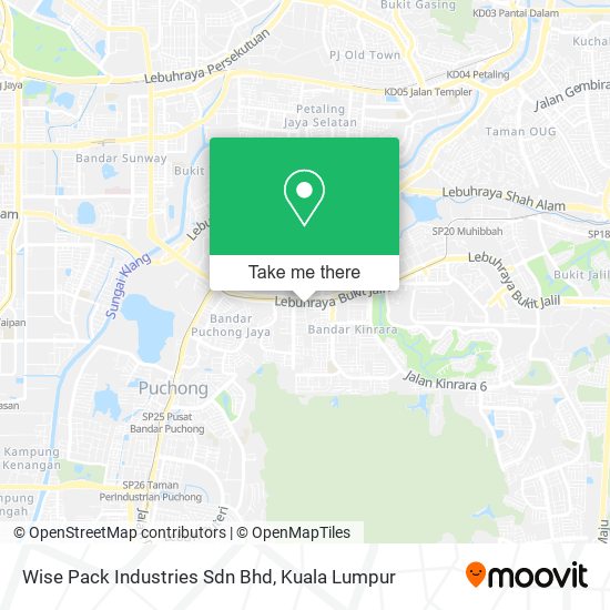 Wise Pack Industries Sdn Bhd map