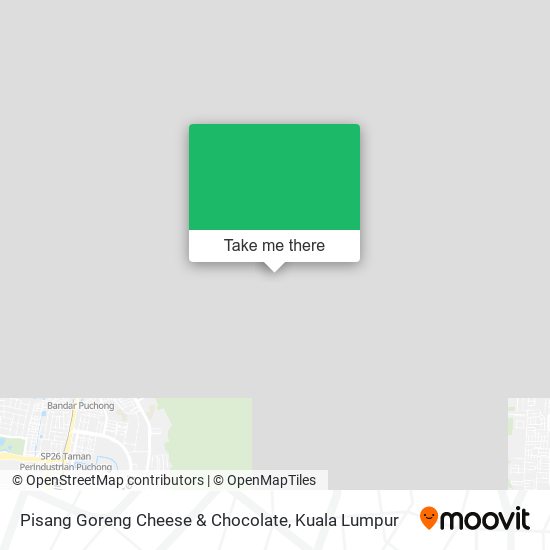 Pisang Goreng Cheese & Chocolate map