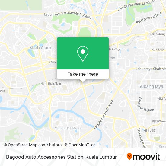 Bagood Auto Accessories Station map