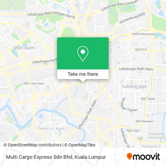 Multi Cargo Express Sdn Bhd map