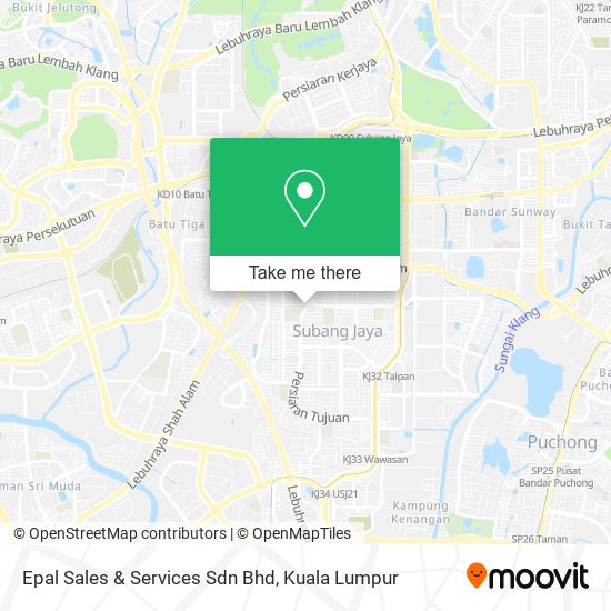 Epal Sales & Services Sdn Bhd map