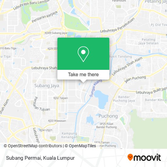 Subang Permai map