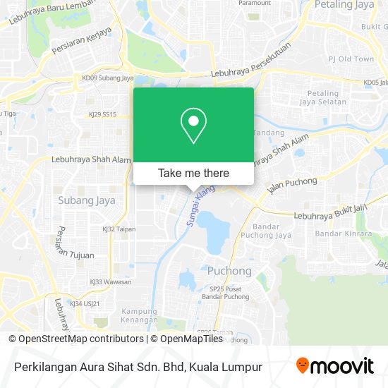 Peta Perkilangan Aura Sihat Sdn. Bhd