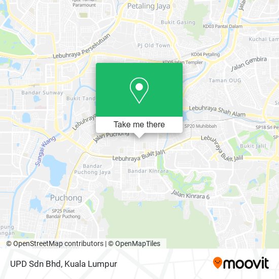 UPD Sdn Bhd map