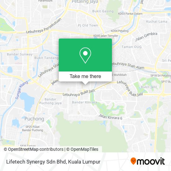 Lifetech Synergy Sdn Bhd map