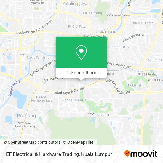 EF Electrical & Hardware Trading map