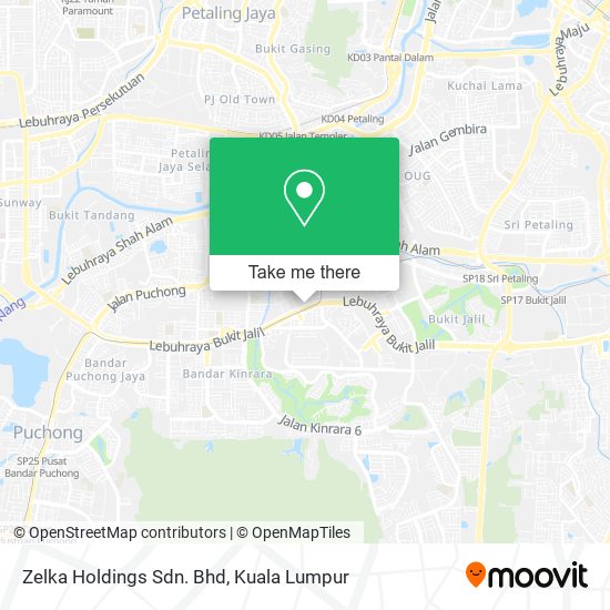 Zelka Holdings Sdn. Bhd map