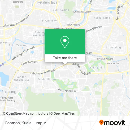 Cosmos map