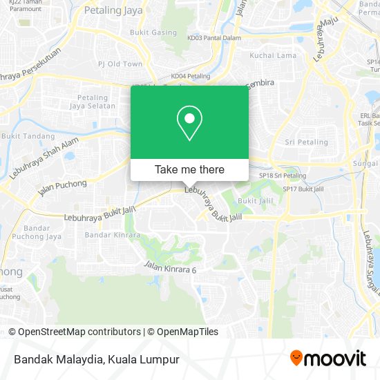 Bandak Malaydia map