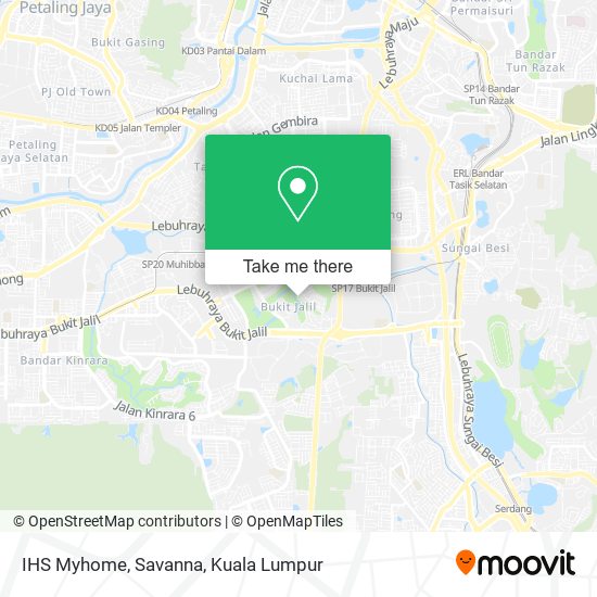 IHS Myhome, Savanna map