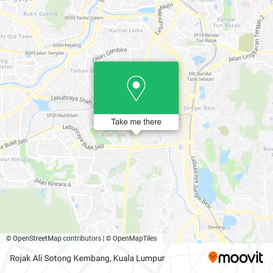 Rojak Ali Sotong Kembang map