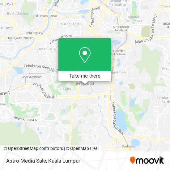 Astro Media Sale map