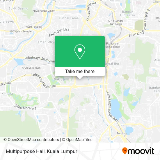 Multipurpose Hall map