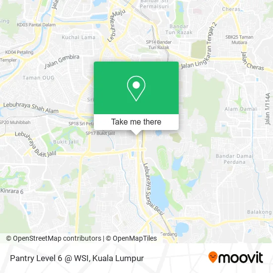 Pantry Level 6 @ WSI map