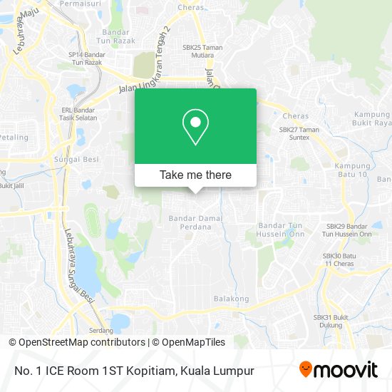 No. 1 ICE Room 1ST Kopitiam map