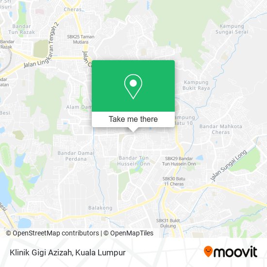 Klinik Gigi Azizah map