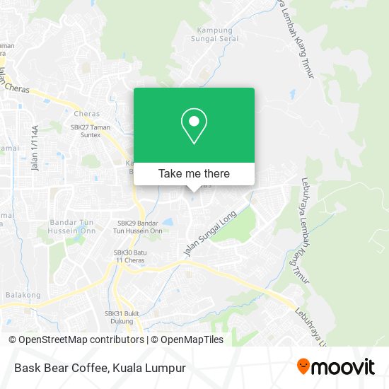 Bask Bear Coffee map