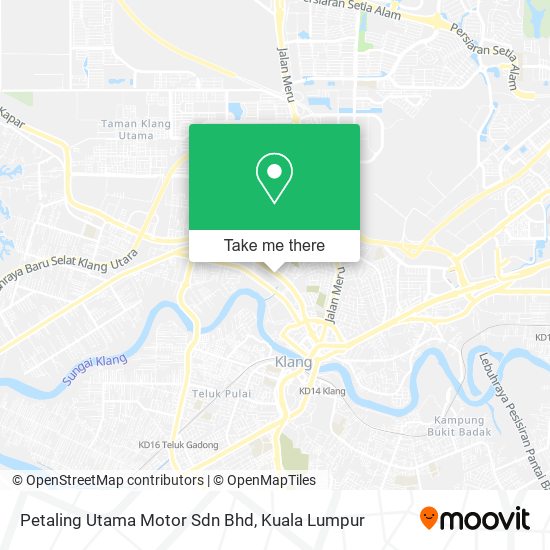 Peta Petaling Utama Motor Sdn Bhd