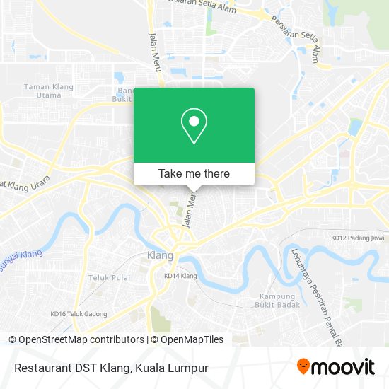 Restaurant DST Klang map