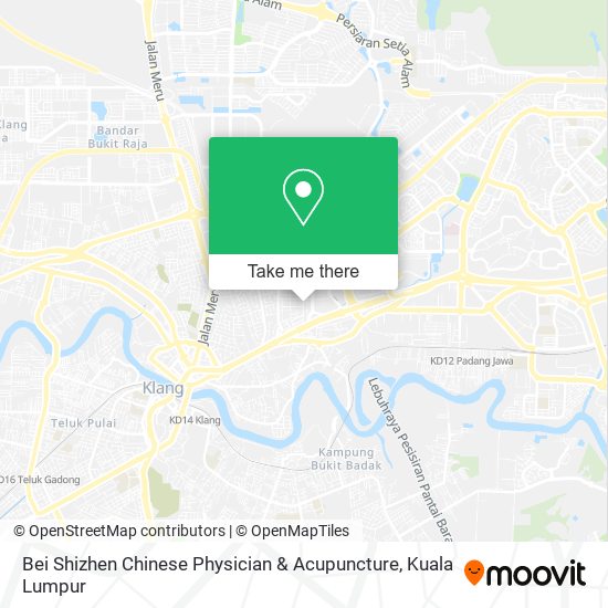 Bei Shizhen Chinese Physician & Acupuncture map