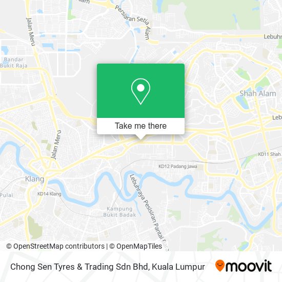 Chong Sen Tyres & Trading Sdn Bhd map