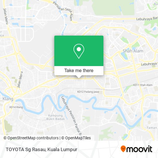 TOYOTA Sg Rasau map