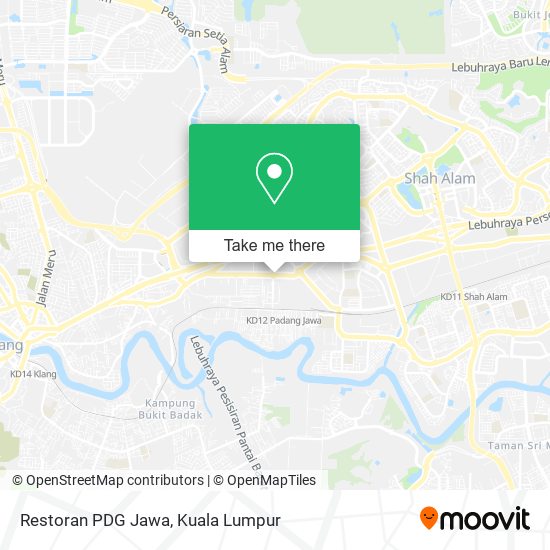 Restoran PDG Jawa map