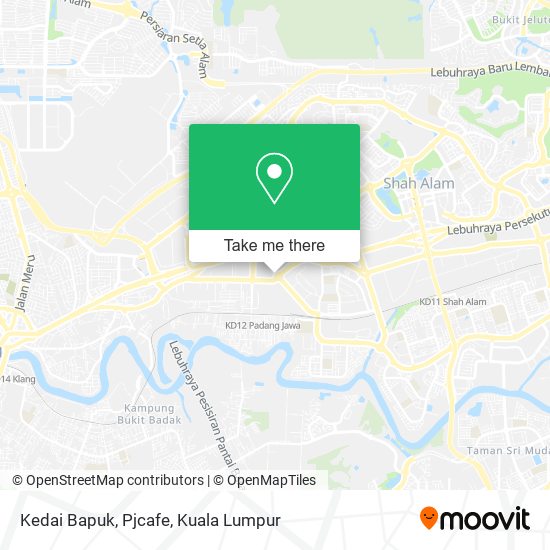 Peta Kedai Bapuk, Pjcafe
