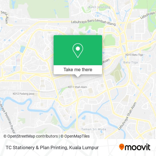 TC Stationery & Plan Printing map