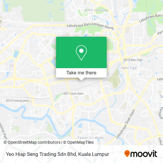 Yeo Hiap Seng Trading Sdn Bhd map