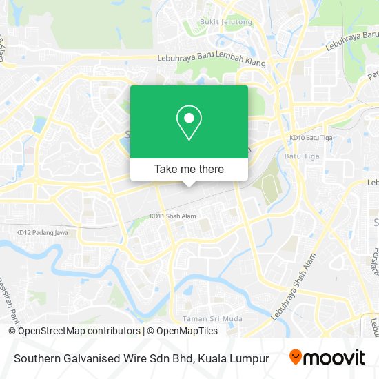 Southern Galvanised Wire Sdn Bhd map