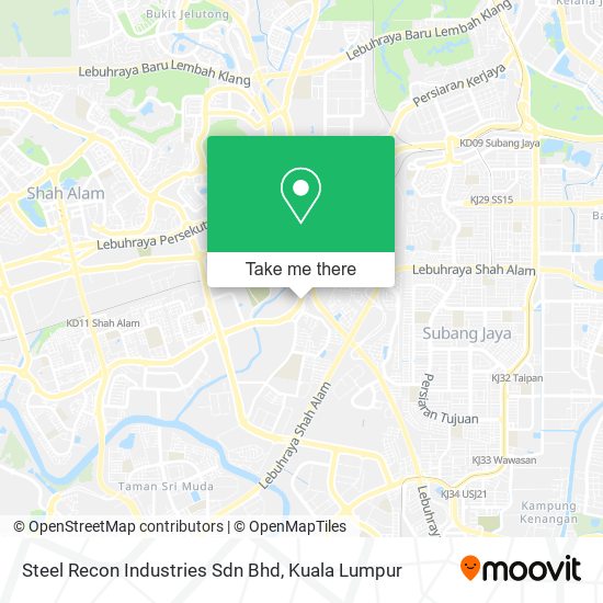 Steel Recon Industries Sdn Bhd map