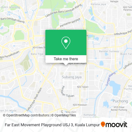 Far East Movement Playground USJ 3 map