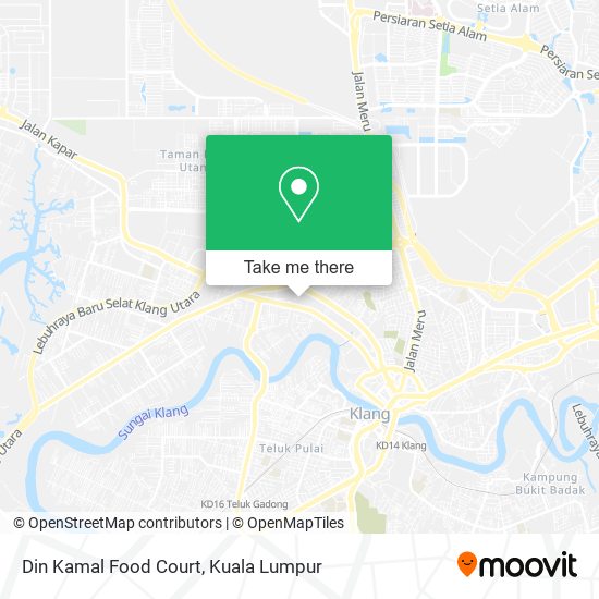 Din Kamal Food Court map