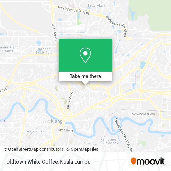 Peta Oldtown White Coffee