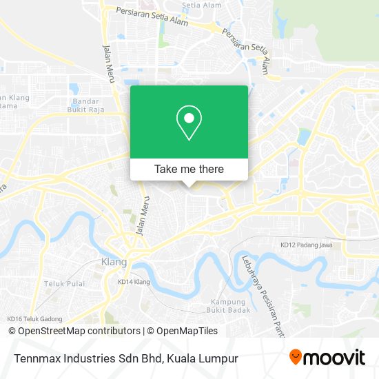 Tennmax Industries Sdn Bhd map