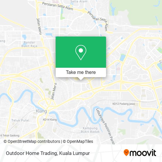 Outdoor Home Trading map