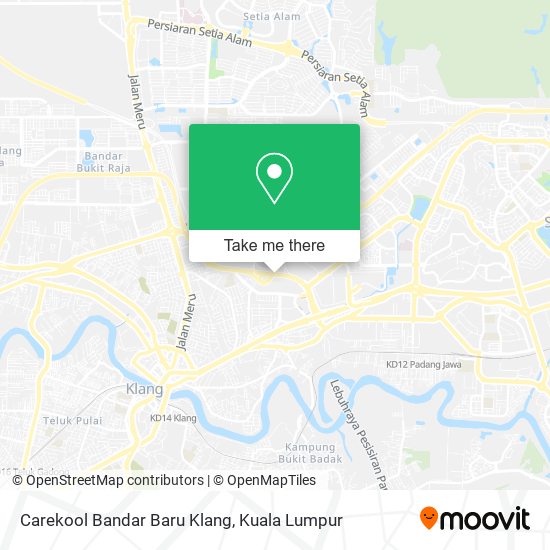 Carekool Bandar Baru Klang map