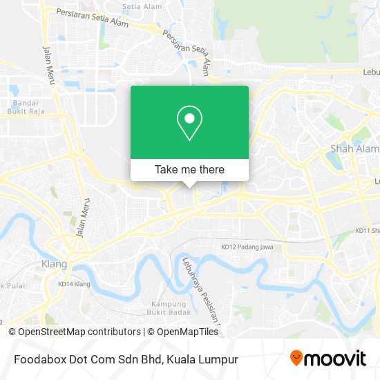 Peta Foodabox Dot Com Sdn Bhd